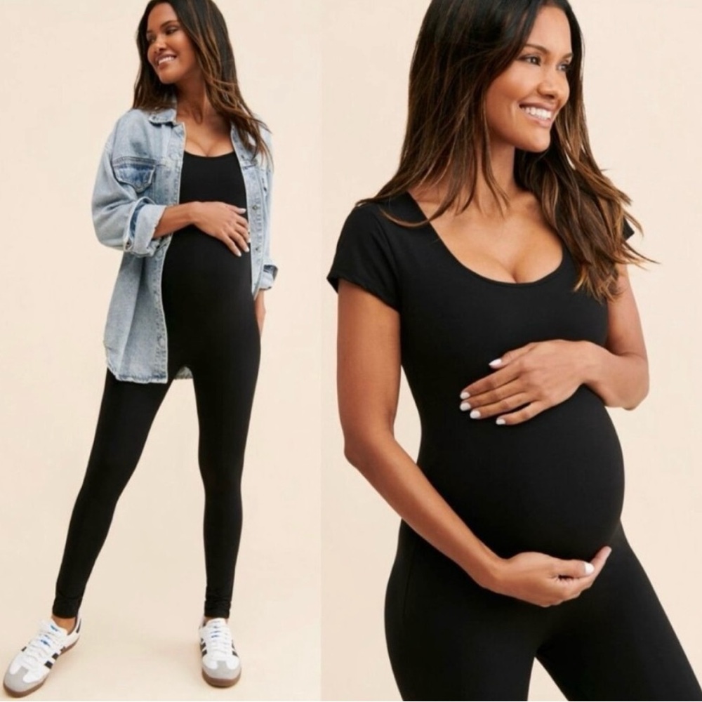 Hatch Maternity Body Cap Sleeve Unitard